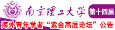 草烂骚逼视频南京理工大学第十四届海外青年学者紫金论坛诚邀海内外英才！