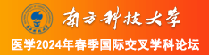 www,操B,COM南方科技大学医学2024年春季国际交叉学科论坛